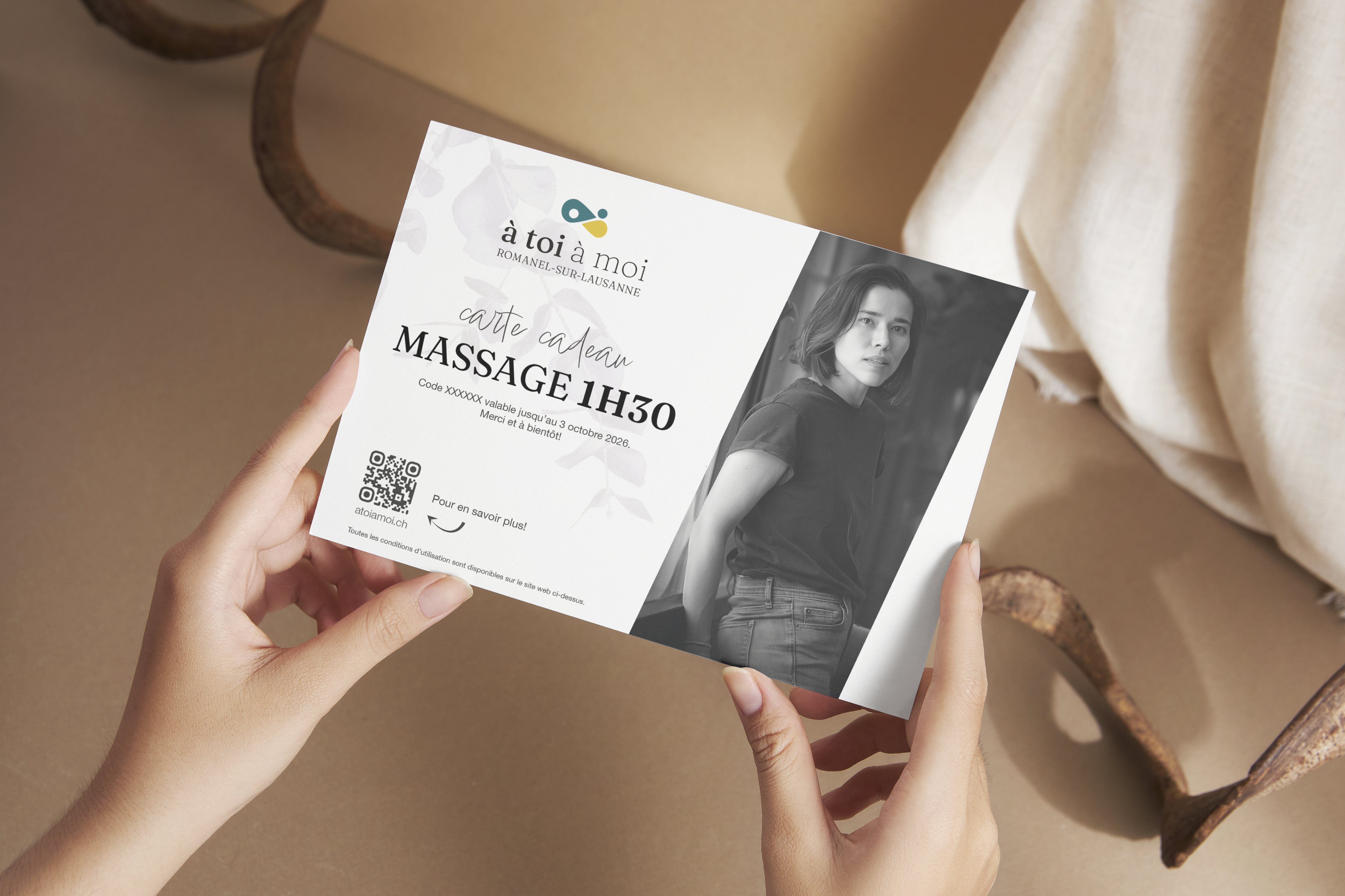 Offrir un massage proche de Lausanne – carte cadeau bien-être